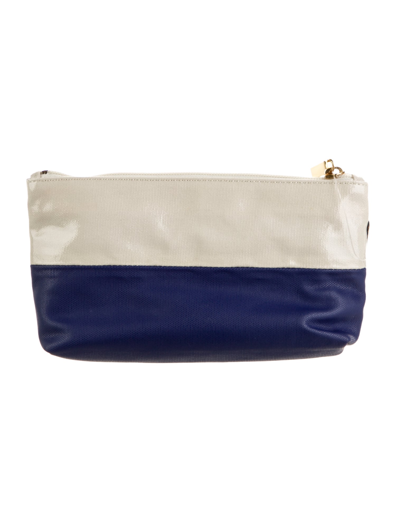 Tory Burch Canvas Colorblock Cosmetic bag