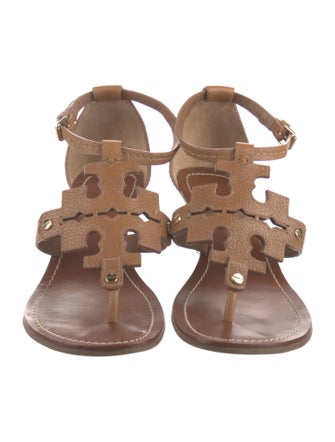 Tory Burch Leather T-Strap Sandals