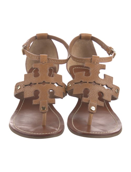 Tory Burch Leather T-Strap Sandals