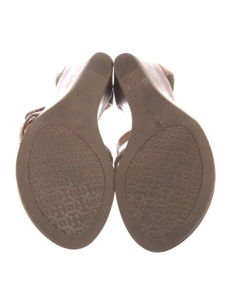 Tory Burch Leather T-Strap Sandals