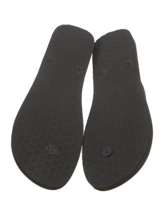 Tory Burch Rubber Floral Print Flip Flops