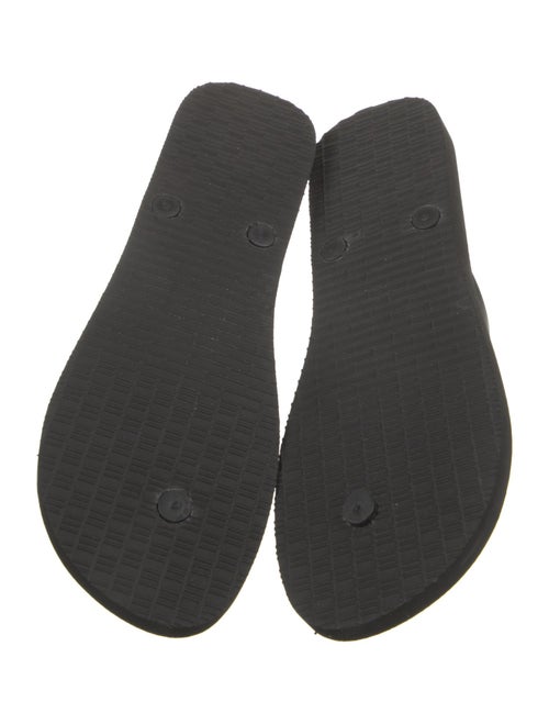 Tory Burch Rubber Floral Print Flip Flops