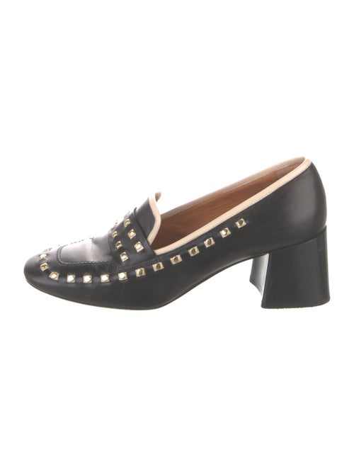 Tory Burch Leather Studded Accents Pumps