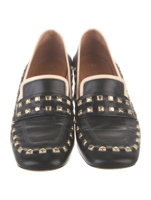 Tory Burch Leather Studded Accents Pumps