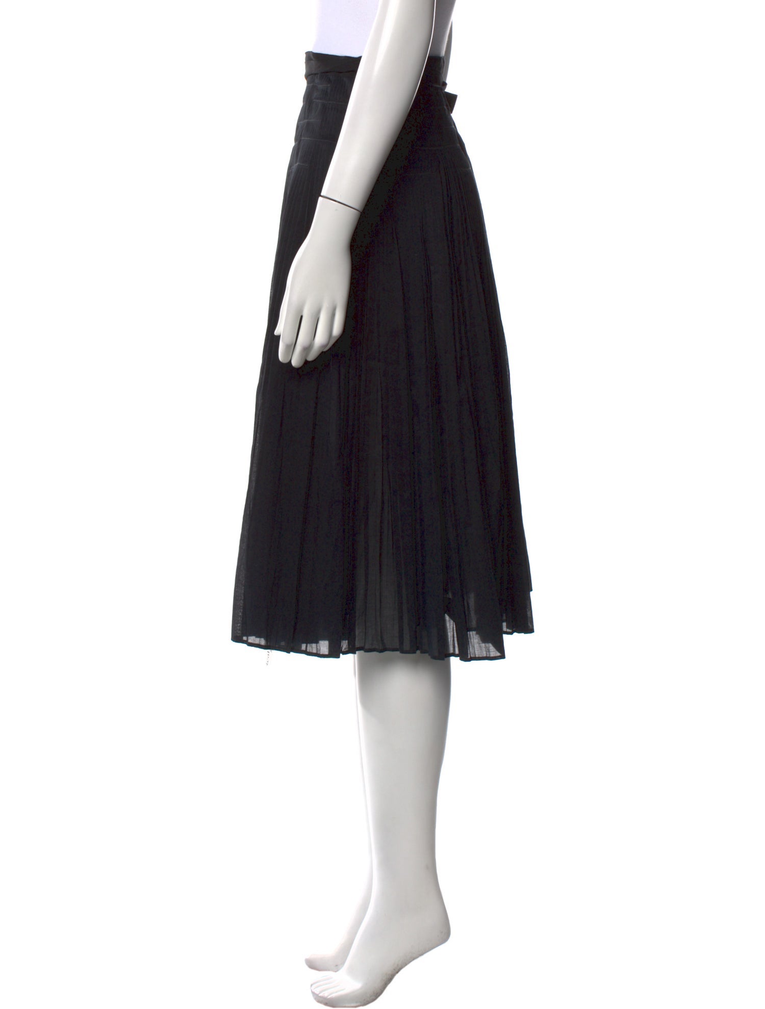 Tory Burch Pleated Accents Knee-Length Skirt w/ Tags