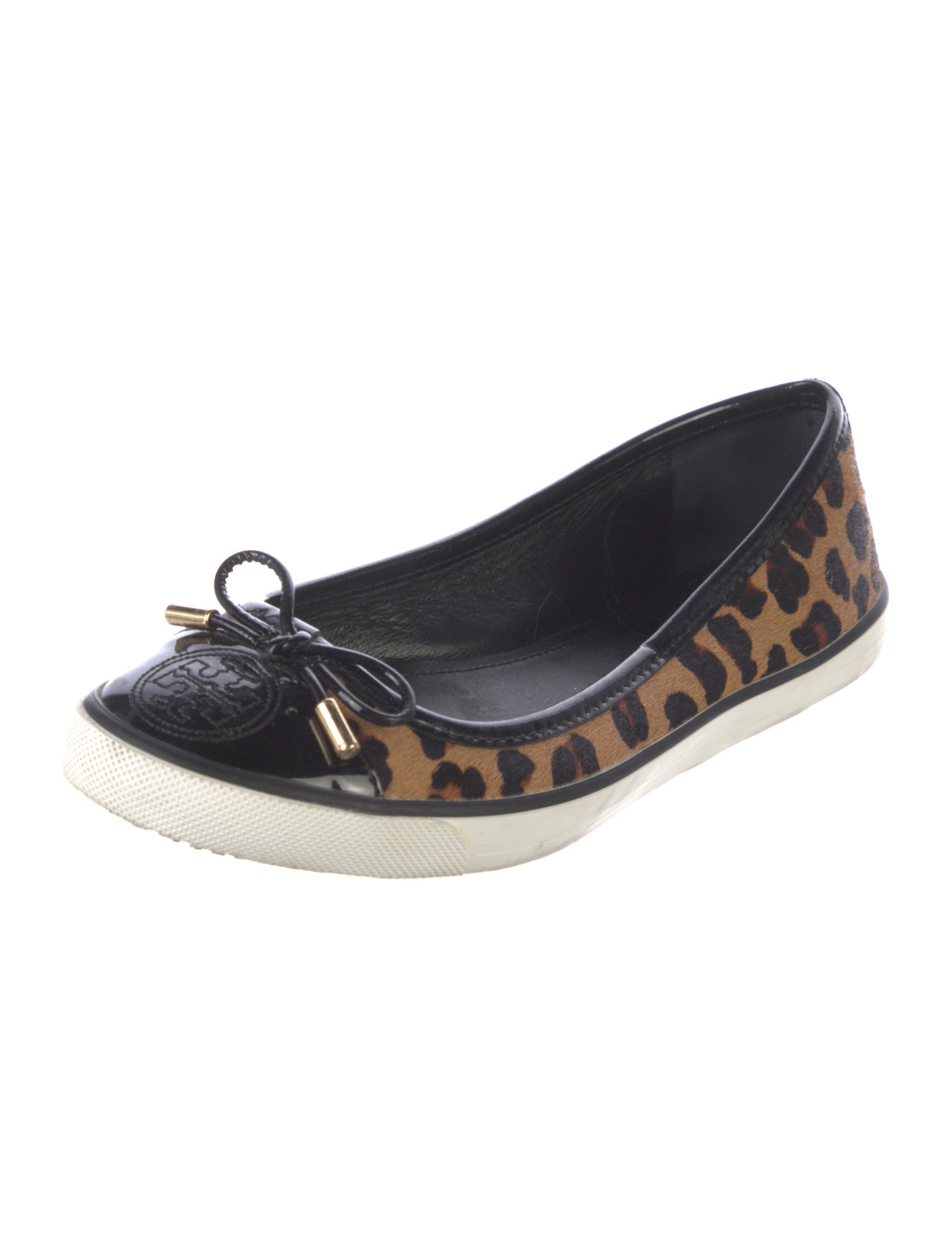 Tory Burch Ponyhair Printed Sneakers