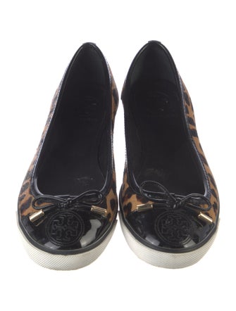 Tory Burch Ponyhair Printed Sneakers