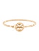 Tory Burch Rope Logo Hinged Cuff Bracelet