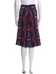 Tory Burch Striped Knee-Length Skirt