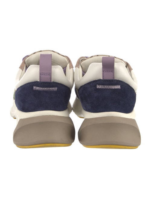 Tory Burch Suede Printed Chunky Sneakers