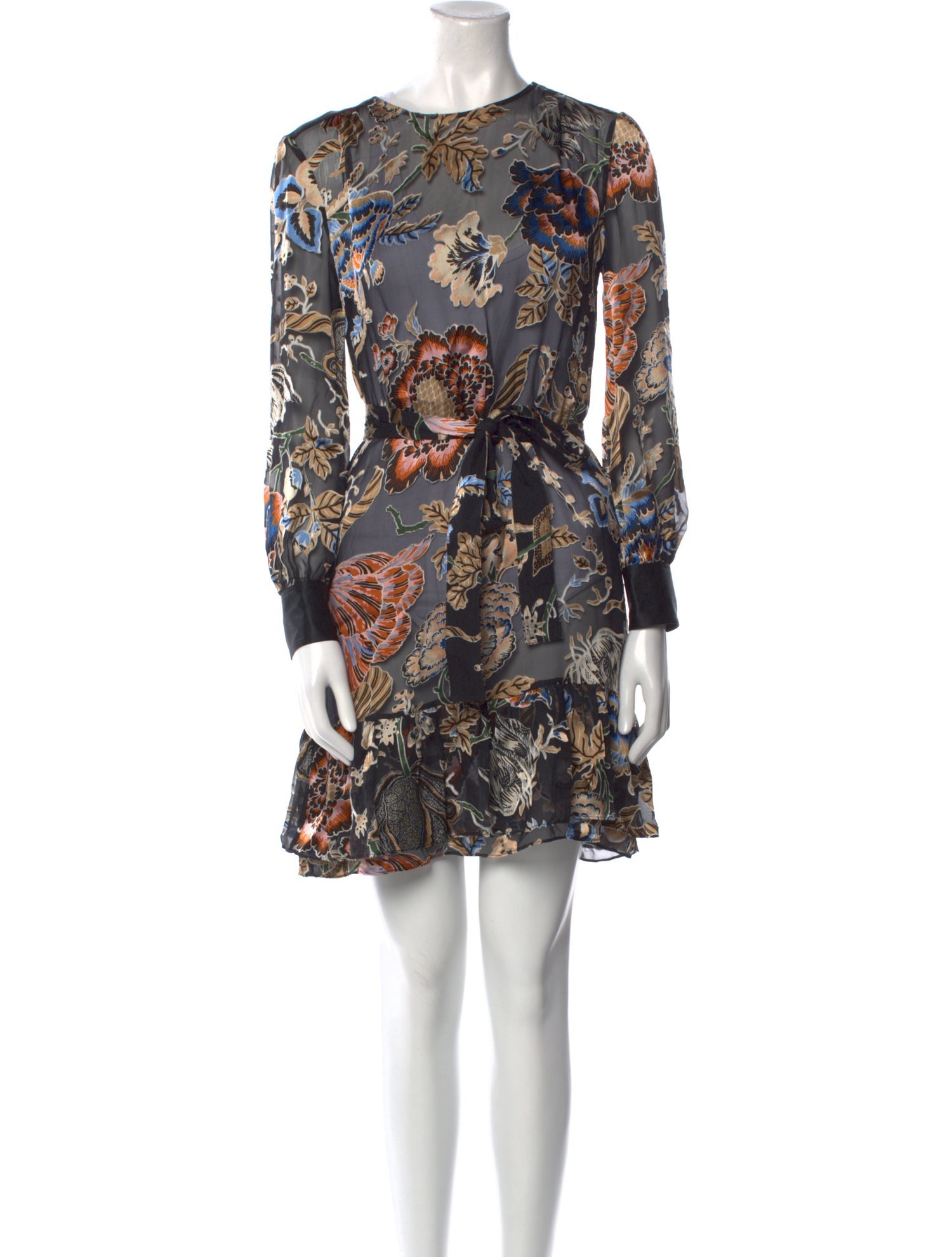 Tory Burch Floral Print Mini Dress