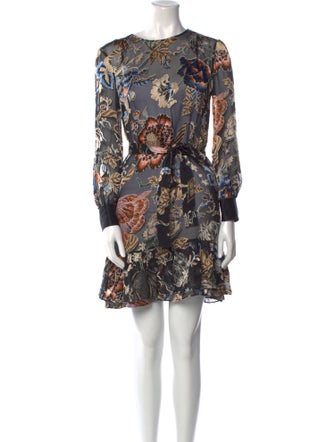 Tory Burch Floral Print Mini Dress