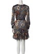 Tory Burch Floral Print Mini Dress