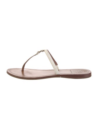 Tory Burch Leather T-Strap Sandals
