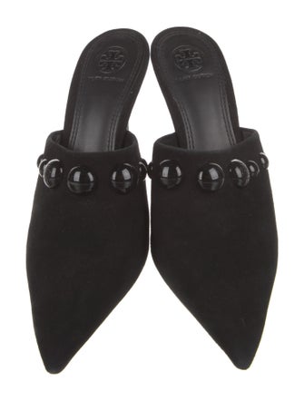Tory Burch Suede Mules
