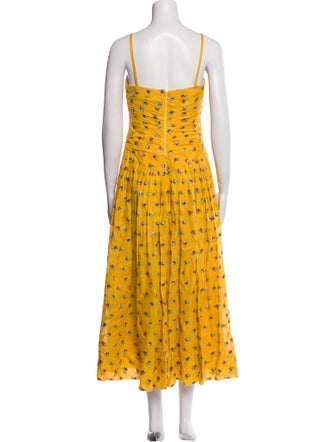 Tory Burch Floral Print Long Dress