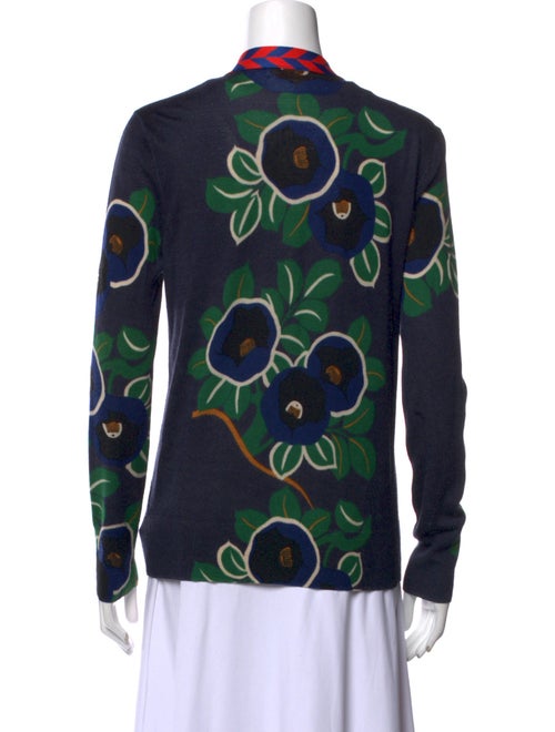 Tory Burch Merino Wool Printed Sweater