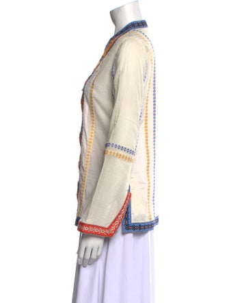 Tory Burch Printed V-Neck Tunic