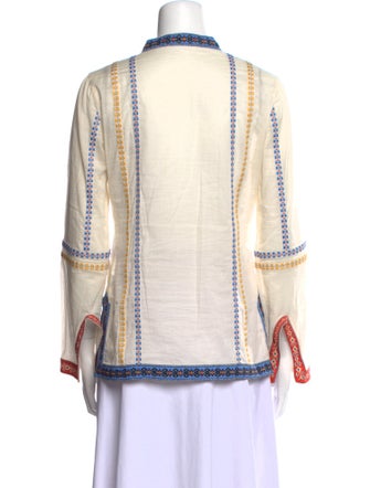 Tory Burch Printed V-Neck Tunic