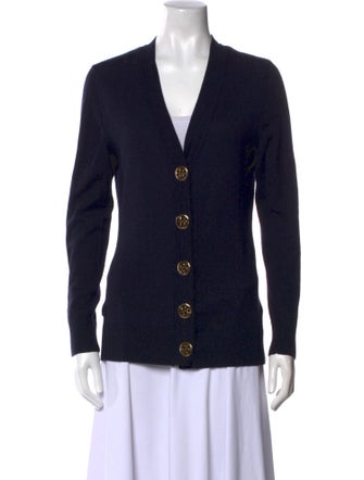 Tory Burch Merino Wool V-Neck Sweater