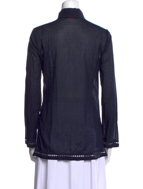 Tory Burch V-Neck Long Sleeve Tunic