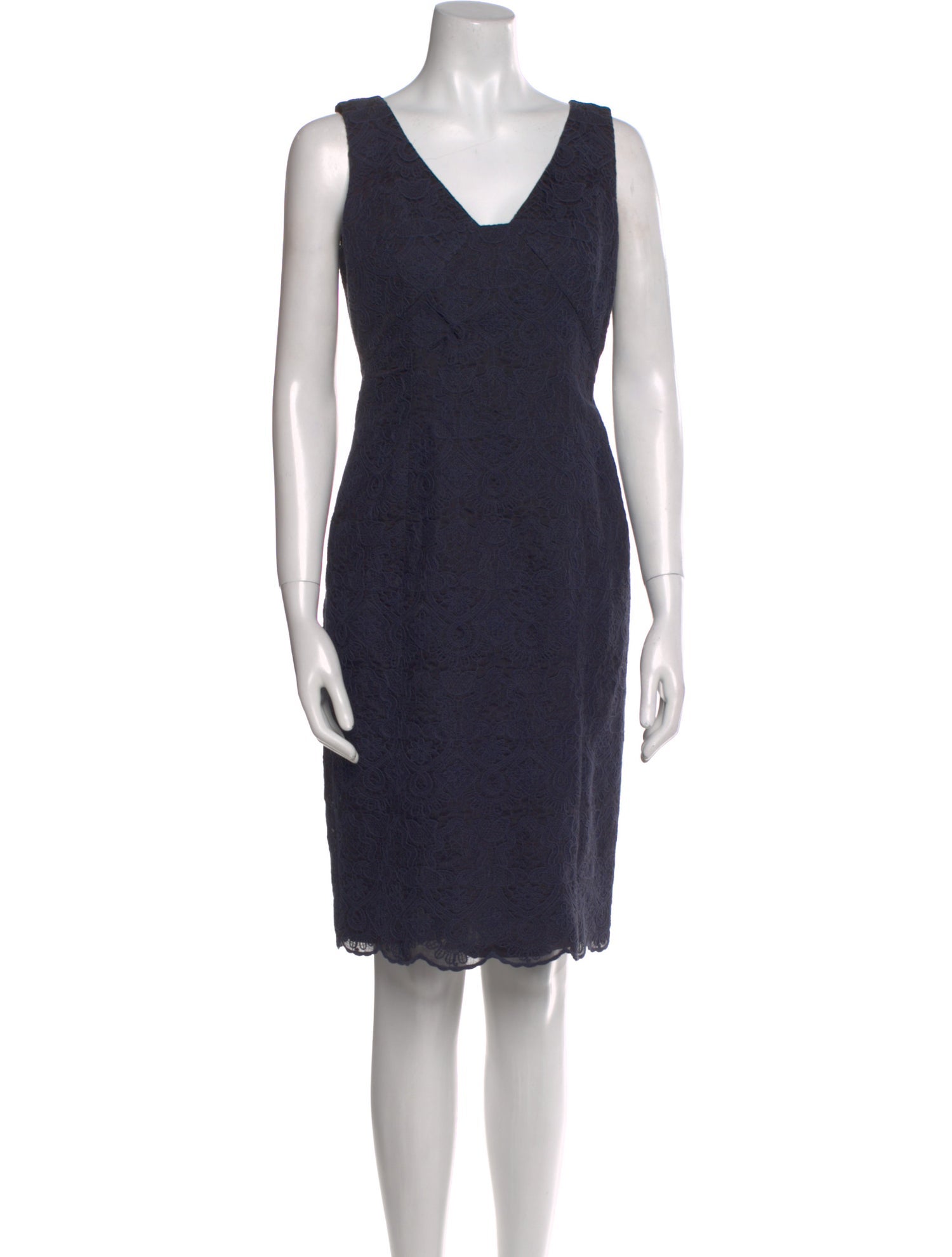 Tory Burch V-Neck Midi Length Dress