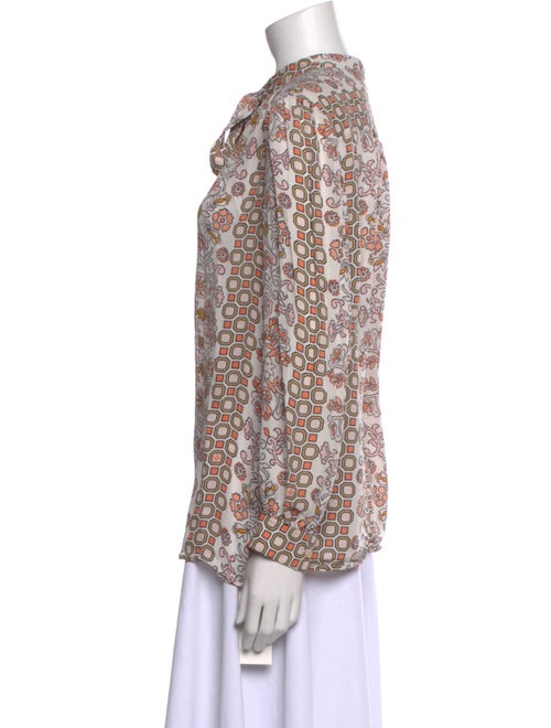 Tory Burch Silk Printed Blouse