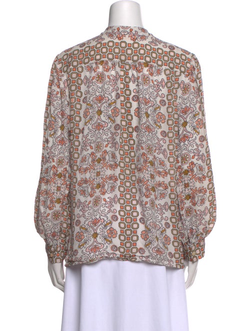 Tory Burch Silk Printed Blouse