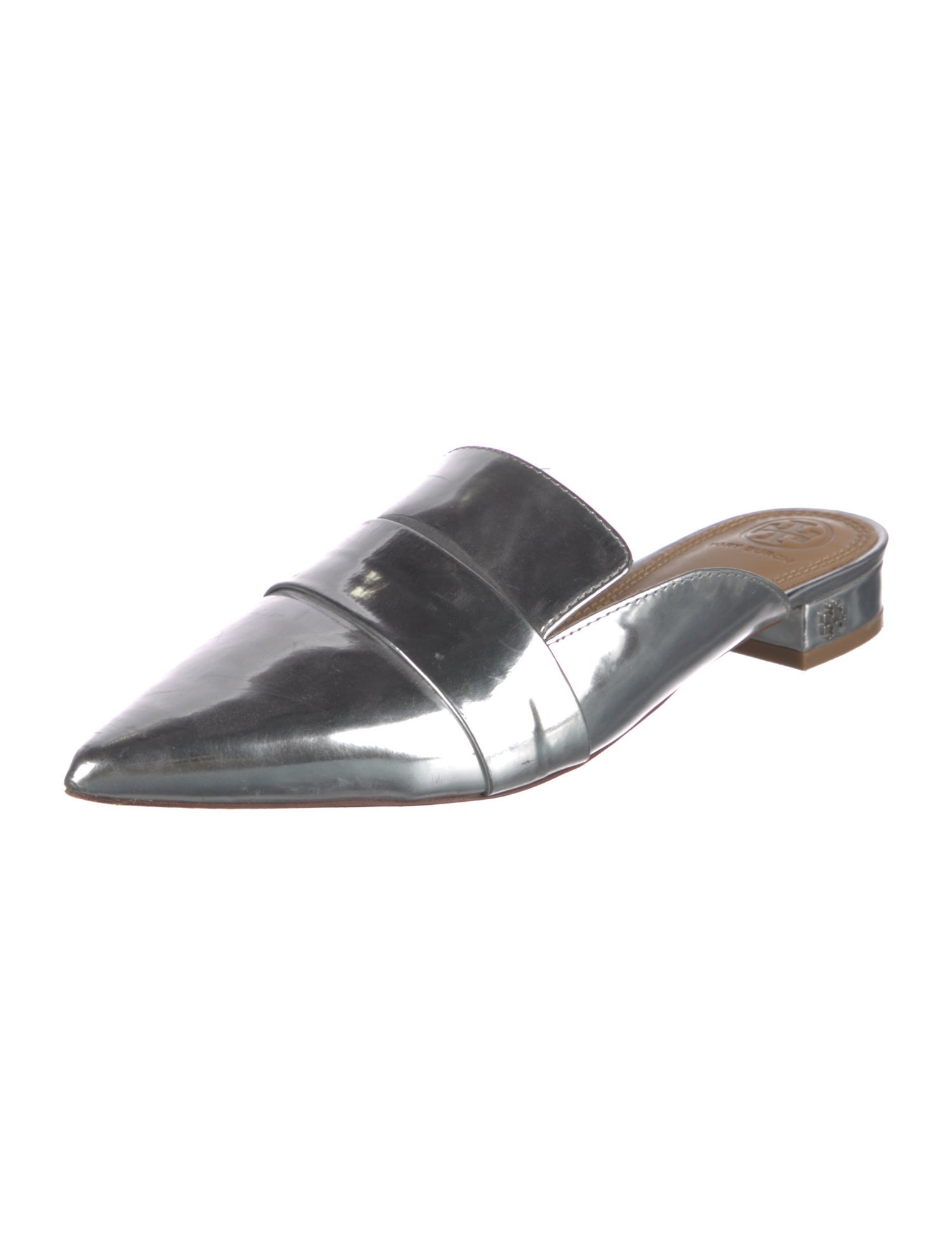 Tory Burch Patent Leather Mules