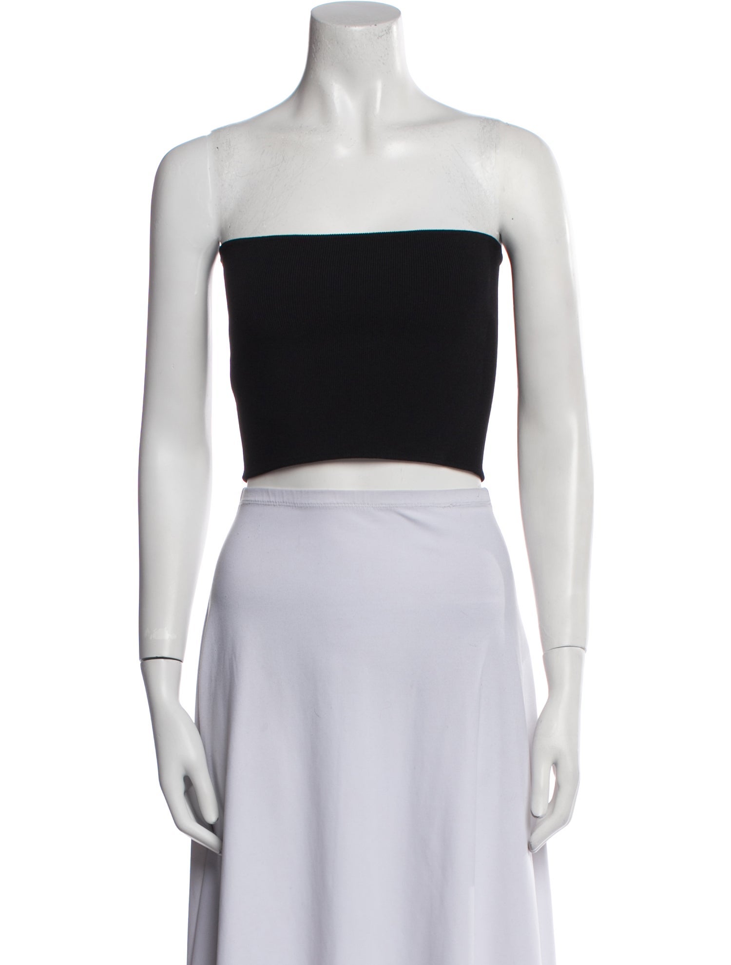 Tory Burch Strapless Crop Top