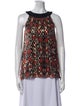 Tory Burch Silk Floral Print Blouse