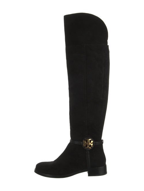 Tory Burch Suede Riding Boots