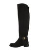 Tory Burch Suede Riding Boots