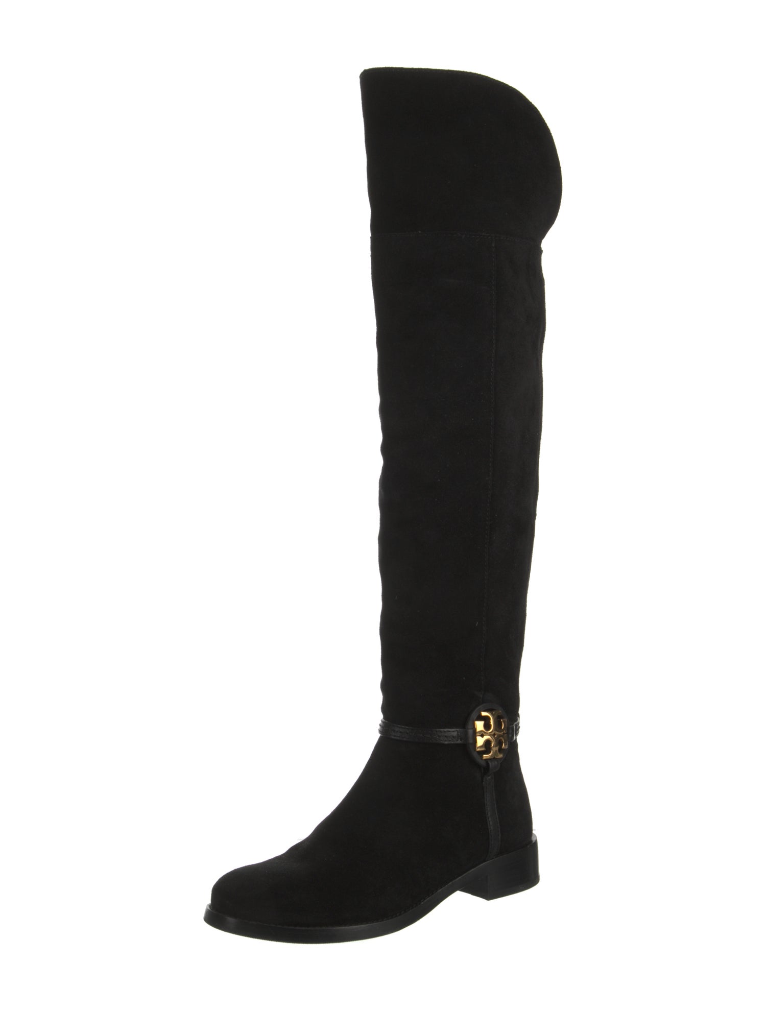 Tory Burch Suede Riding Boots