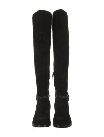 Tory Burch Suede Riding Boots