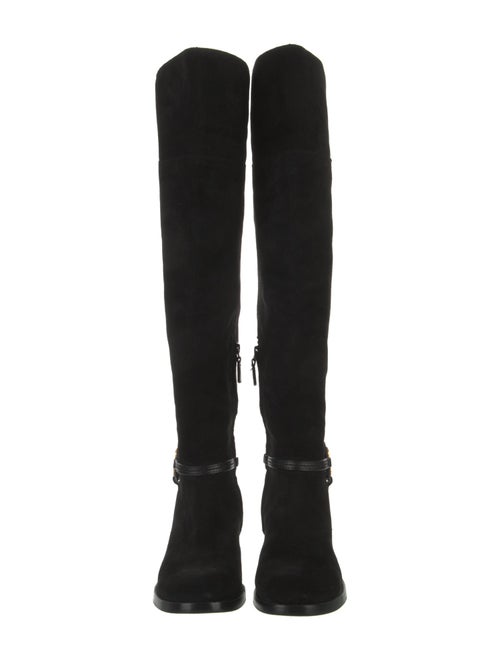 Tory Burch Suede Riding Boots