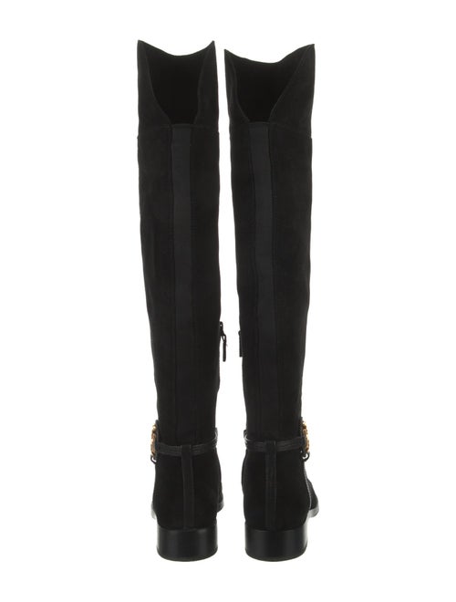 Tory Burch Suede Riding Boots