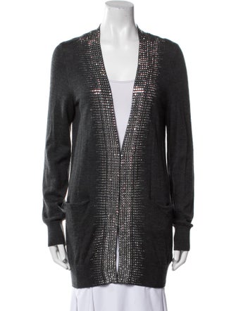 Tory Burch Merino Wool V-Neck Sweater