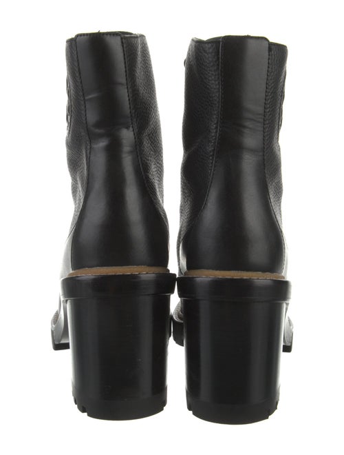 Tory Burch Leather Lace-Up Boots