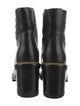 Tory Burch Leather Lace-Up Boots