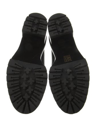 Tory Burch Leather Lace-Up Boots