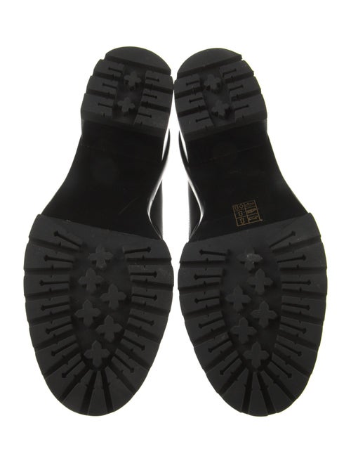 Tory Burch Leather Lace-Up Boots