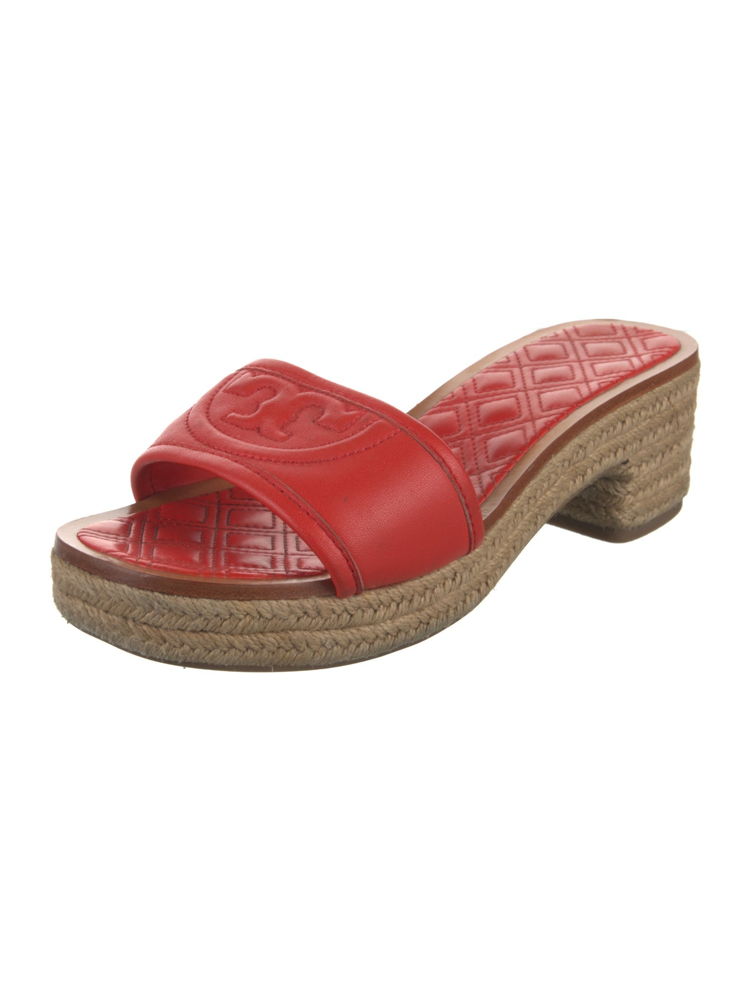 Tory Burch Leather Espadrilles