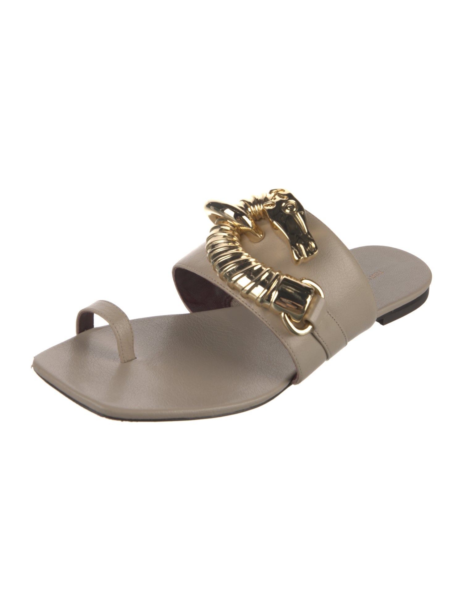 Tory Burch Leather Slides