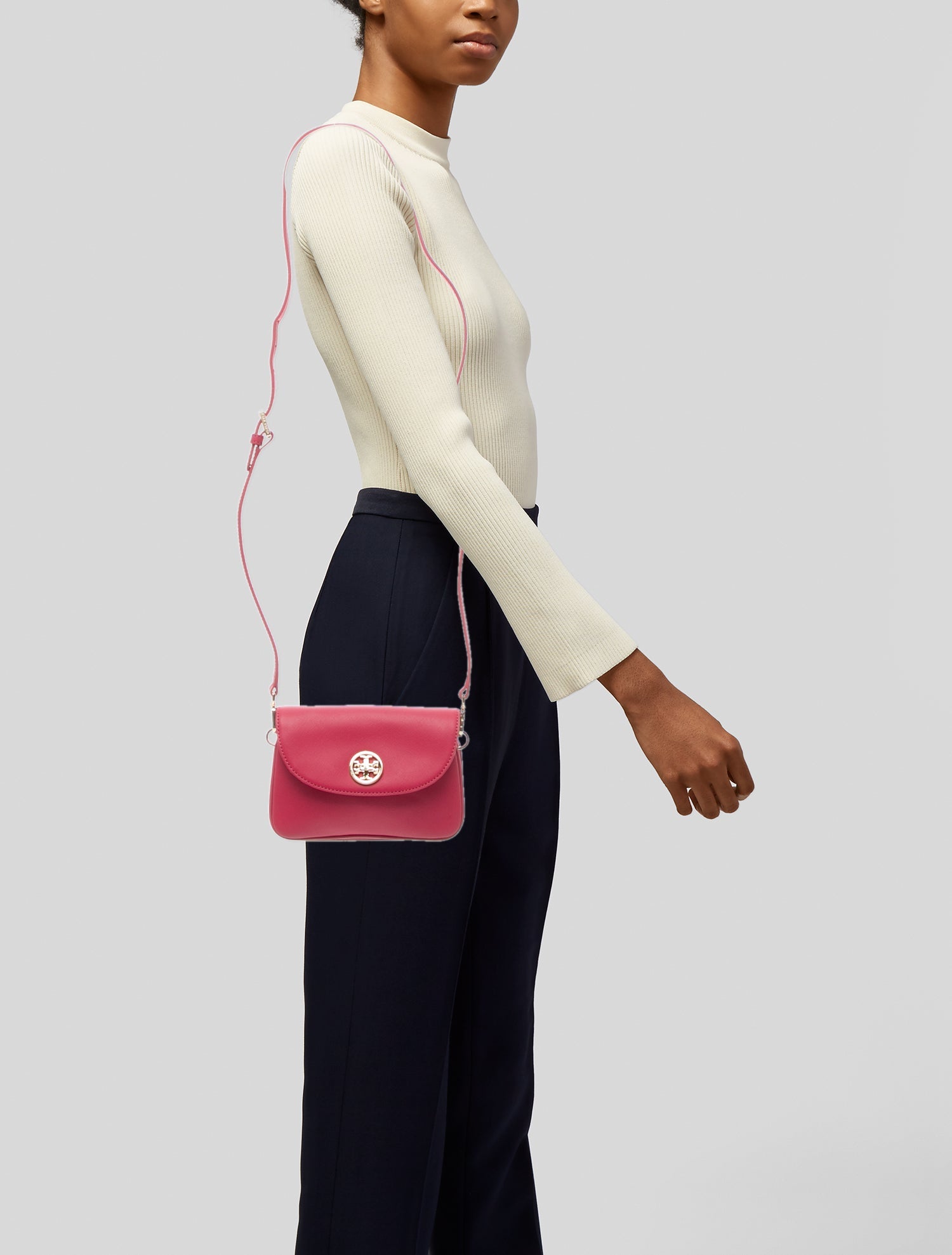 Tory Burch Saffiano Leather Crossbody Bag