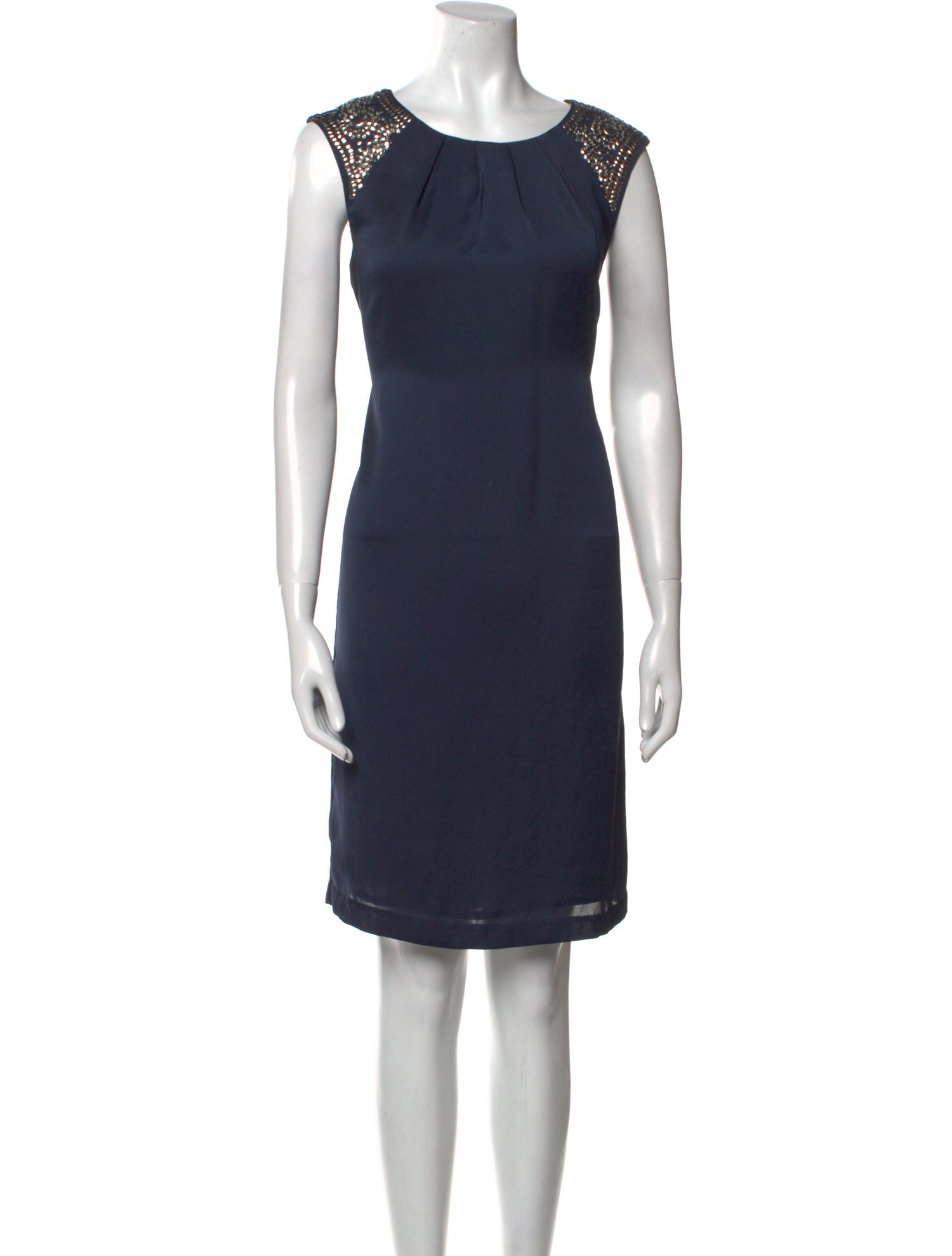 Tory Burch Scoop Neck Midi Length Dress