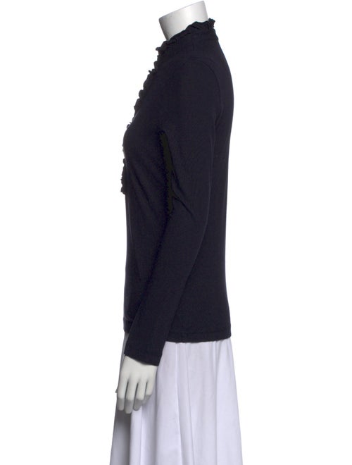 Tory Burch Mock Neck Long Sleeve Sweatshirt