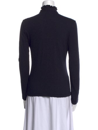 Tory Burch Mock Neck Long Sleeve Sweatshirt