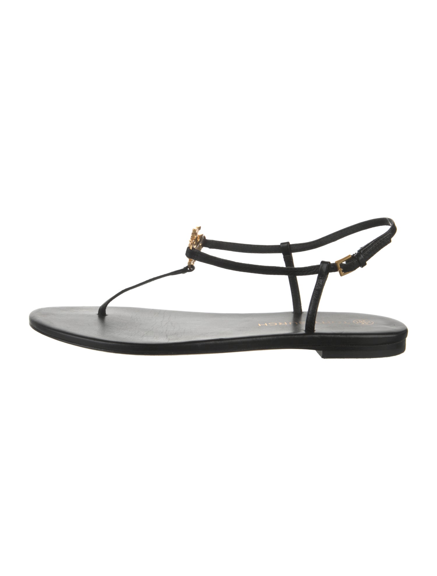 Tory Burch Leather T-Strap Sandals
