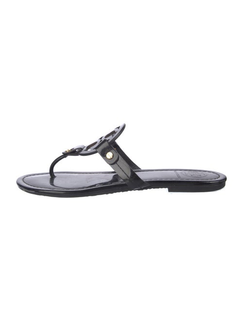 Tory Burch Patent Leather T-Strap Sandals